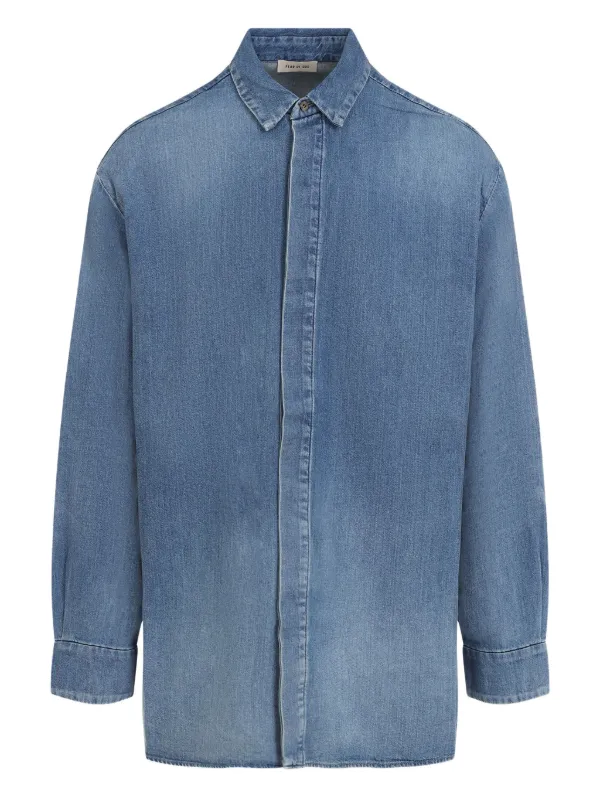 MariOFEAR OF GOD デニムシャツ 半袖 Fear Of God デニムシャツ | ブルー | FARFETCH JP