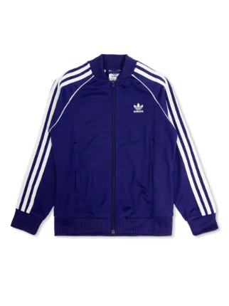 adidas sst windbreaker blue