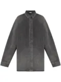 Fear Of God vented denim shirt - Black