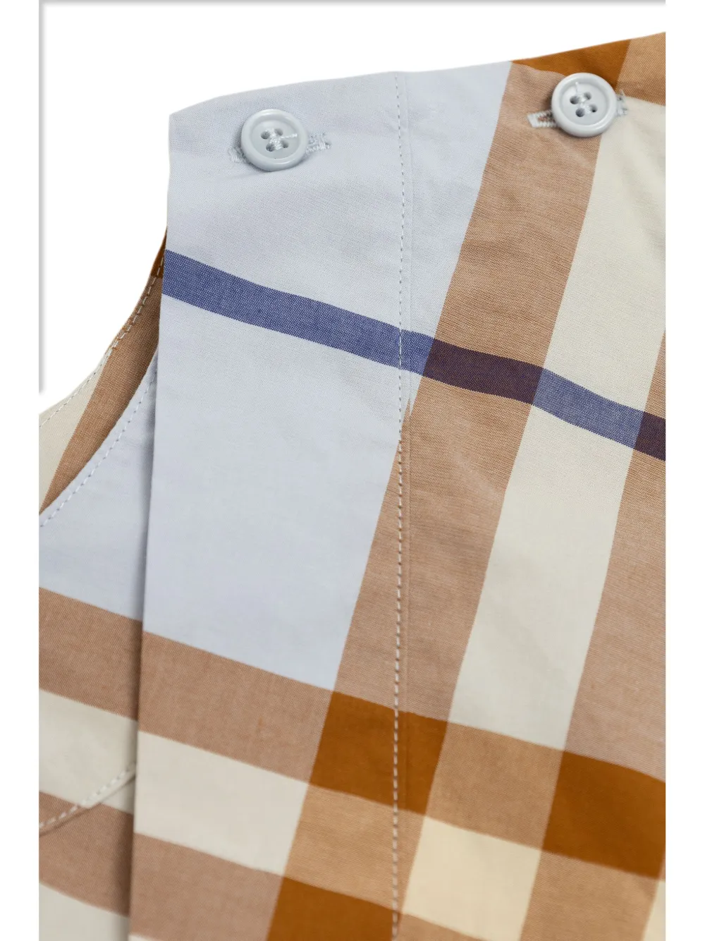 Burberry Kids Vintage Check jurk Blauw