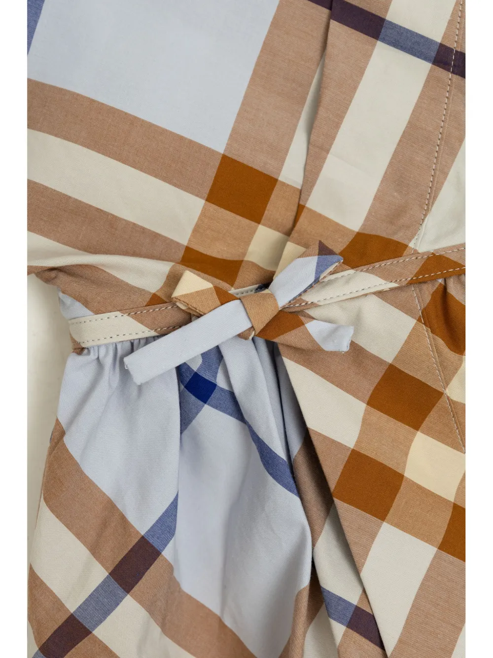Burberry Kids Vintage Check jurk Blauw