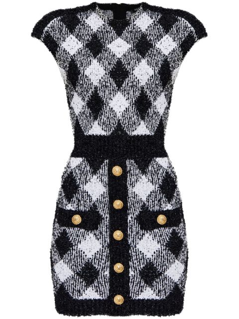 Balmain button-embellished minidress Women