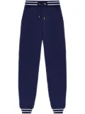 Balmain logo-embroidered track pants - Blue