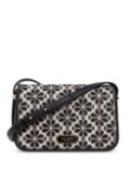 Kate Spade floral-jacquard crossbody bag - Black