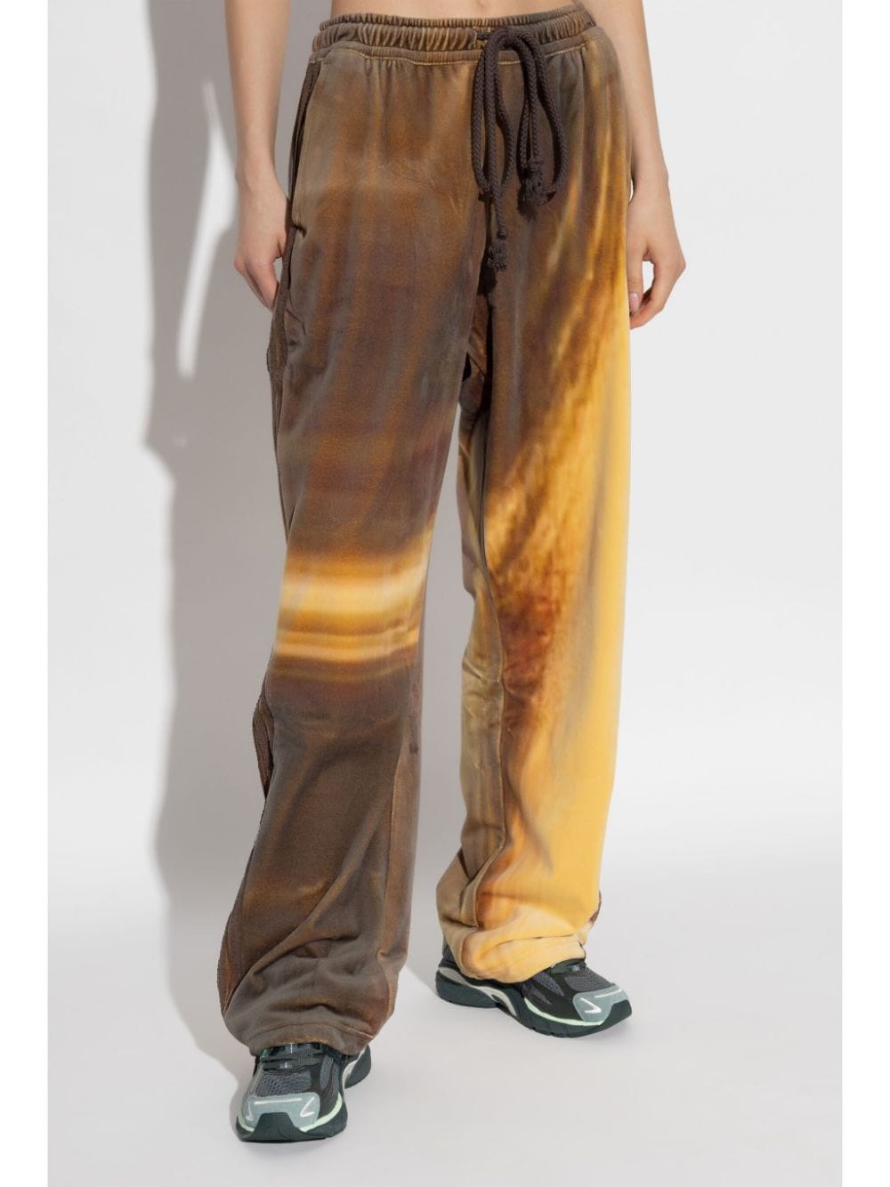 Shop Adidas Originals Song For The Mute Track Pants In Brown