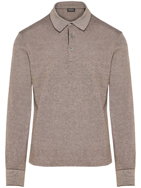 Zegna long-sleeve polo shirt 