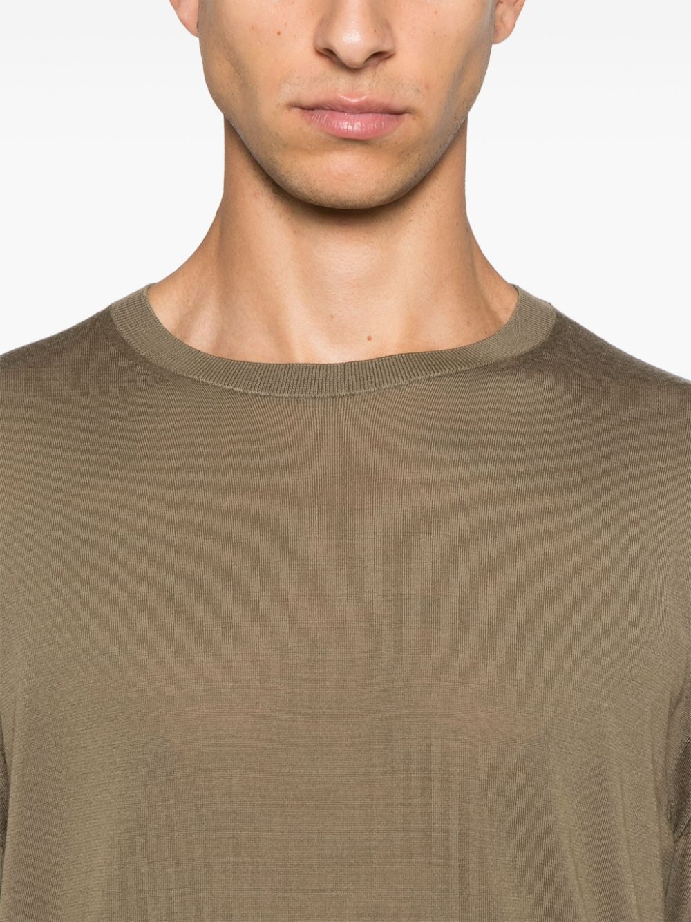 Shop Zegna Wool Sweater In Green