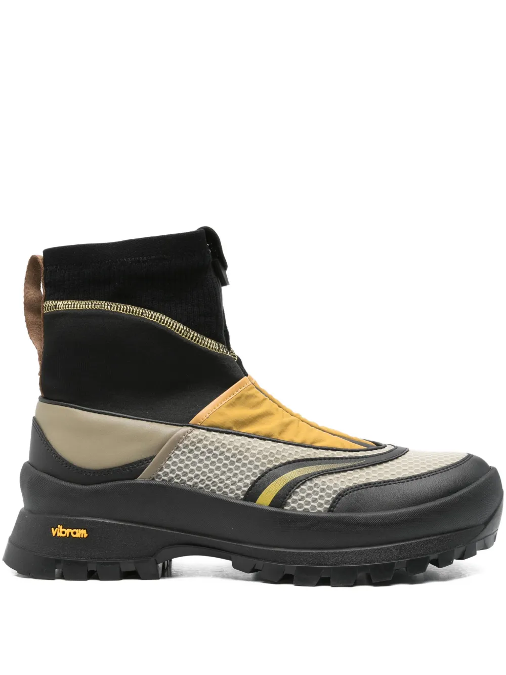 Andersson Bell zip-up mesh sneakers Green