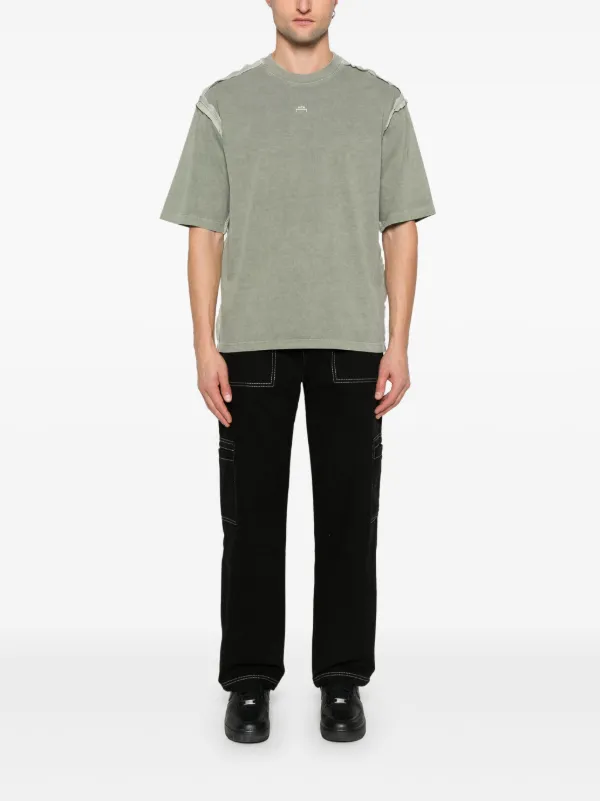 【A-COLD-WALL】GREY GREEN FACADE T-SHIRT A-COLD-WALL* Facade T-shirt | Green | FARFETCH BH