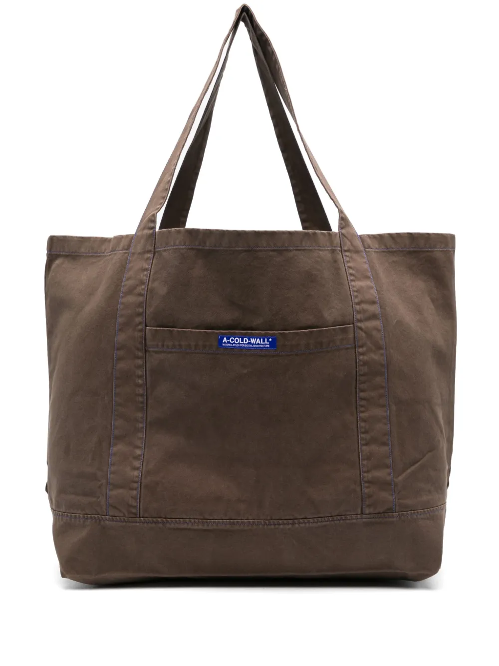 Shop A-cold-wall* Format Tote Bag In Brown