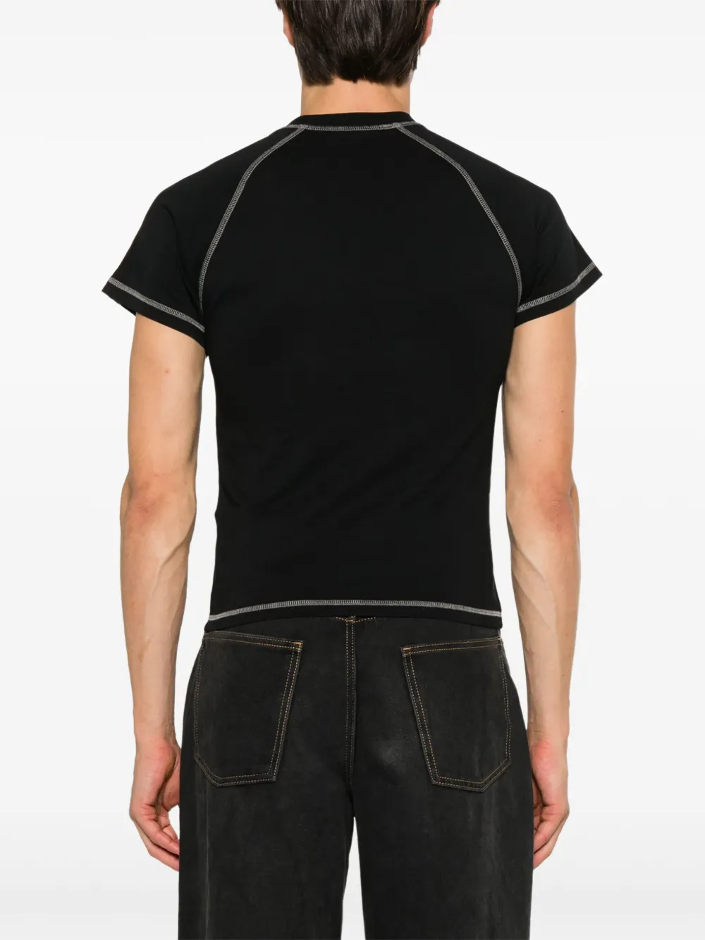 Martine Rose Raglan T-shirt Zwart