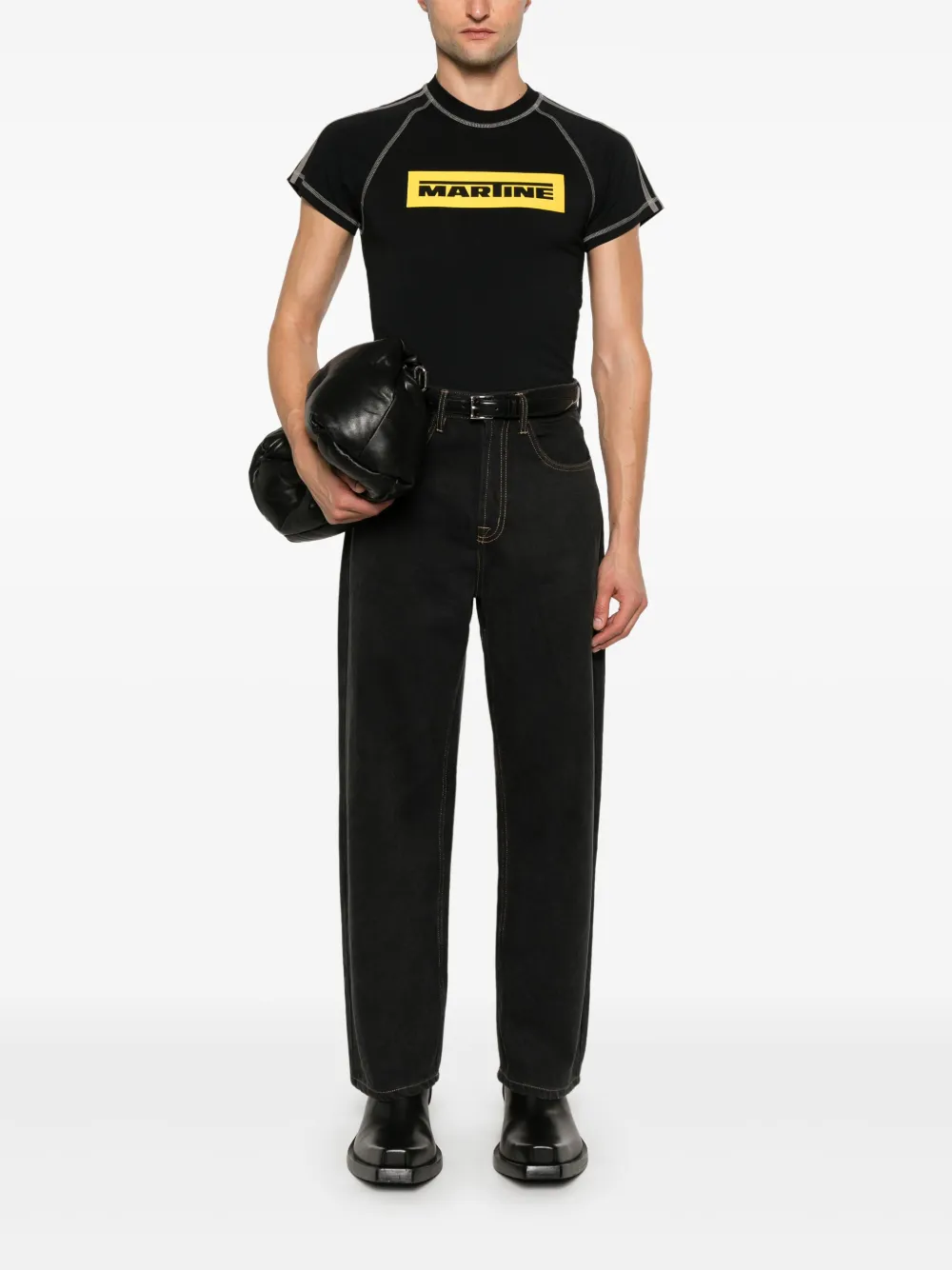 Martine Rose Raglan T-shirt - Zwart