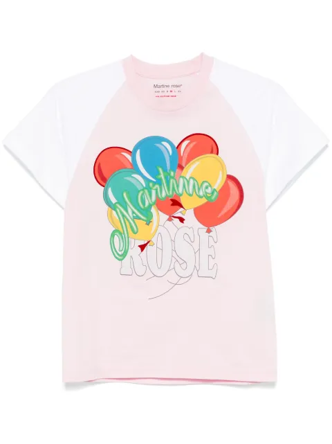 Martine Rose Raglan Shrunken T-shirt 