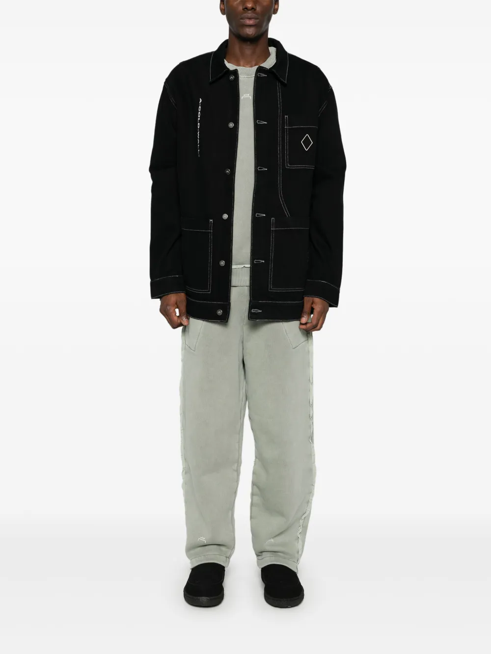 A-COLD-WALL* Facade track pants - Groen