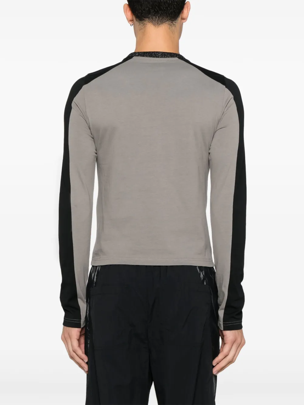 Shop Martine Rose Shrunken T-shirt In Grey