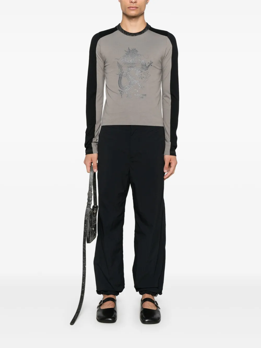 Martine Rose Shrunken T-shirt - Grijs