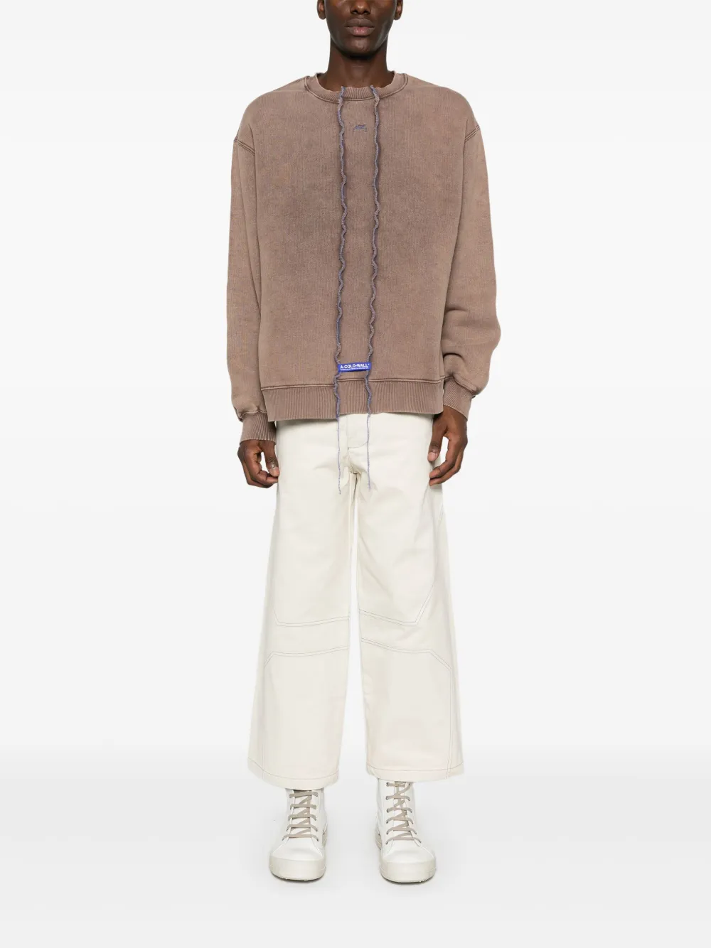 A-COLD-WALL* Fracture sweater - Bruin