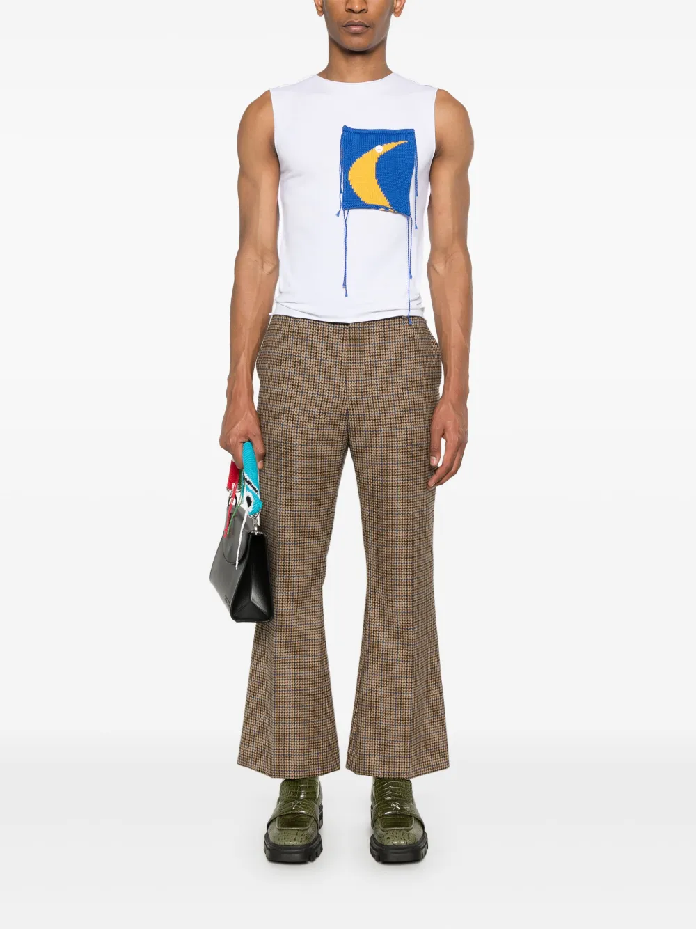 Charles Jeffrey Loverboy Tanktop met opgestikte zak - Wit