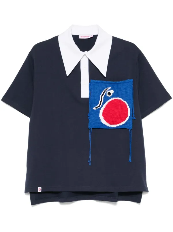 Charles Jeffrey Loverboy パッチポケット ポロシャツ | ブルー 
