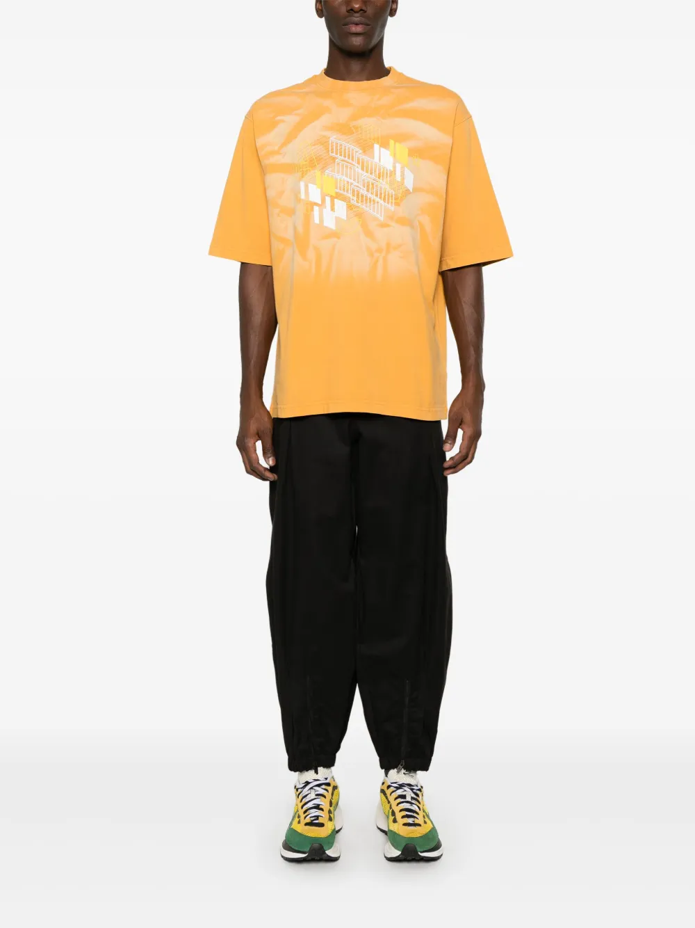 A-COLD-WALL* Augment broek met wijde pijpen - Zwart