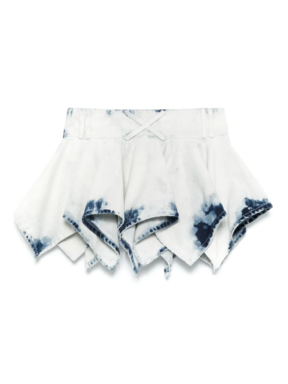 Charles Jeffrey Loverboy Paris Rara mini-rok - Wit