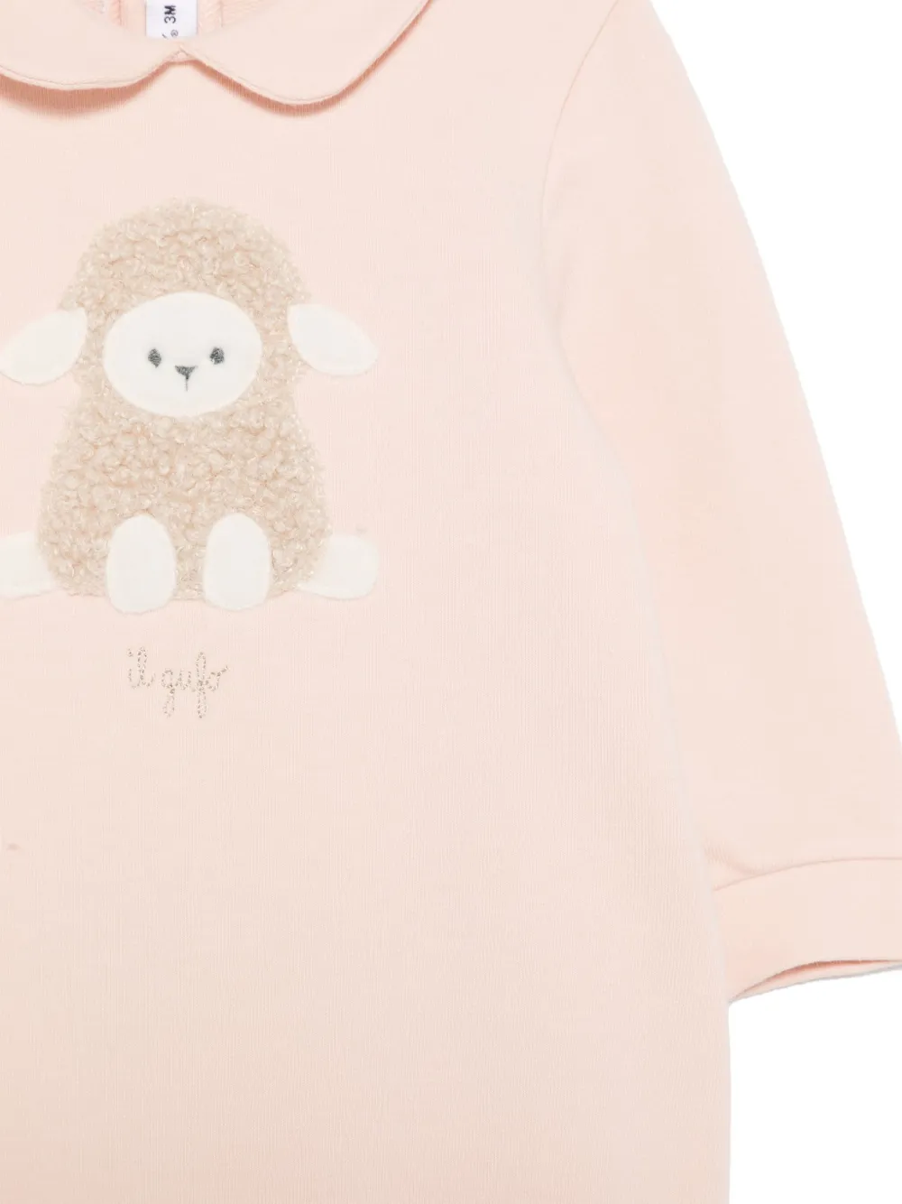 Il Gufo Pyjama met dierenpatch Roze