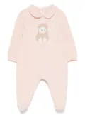 Il Gufo animal-patch pajama - Pink