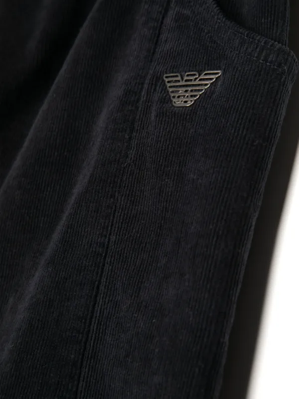 Emporio Armani Kids コーデュロイ パンツ | ブルー | FARFETCH JP