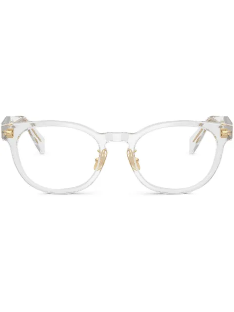 Prada Eyewear lentes con armazón redonda