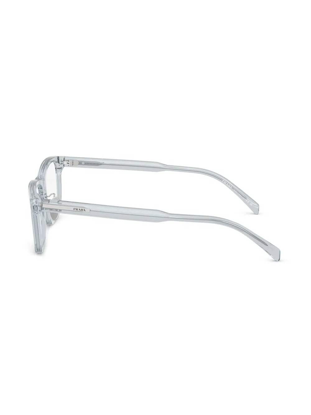 Prada Eyewear Bril met vierkant montuur Blauw