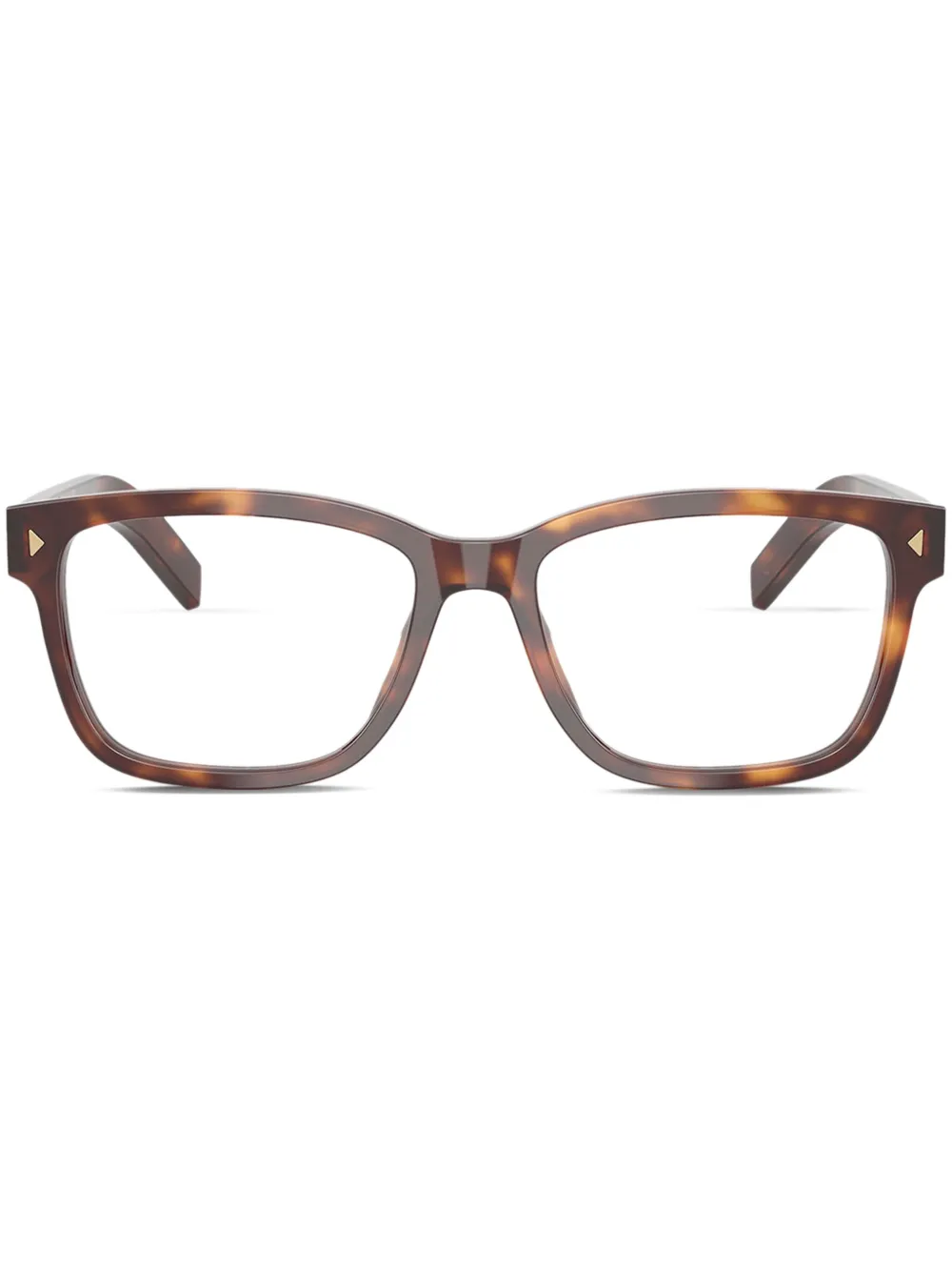 Prada Eyewear square frame glasses | Brown | Image 1