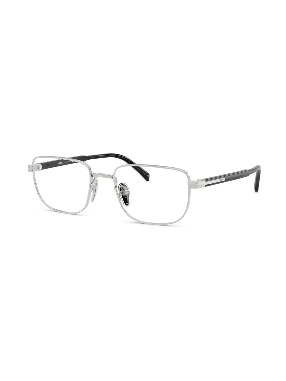 Prada Eyewear Bril met vierkant montuur - Zilver