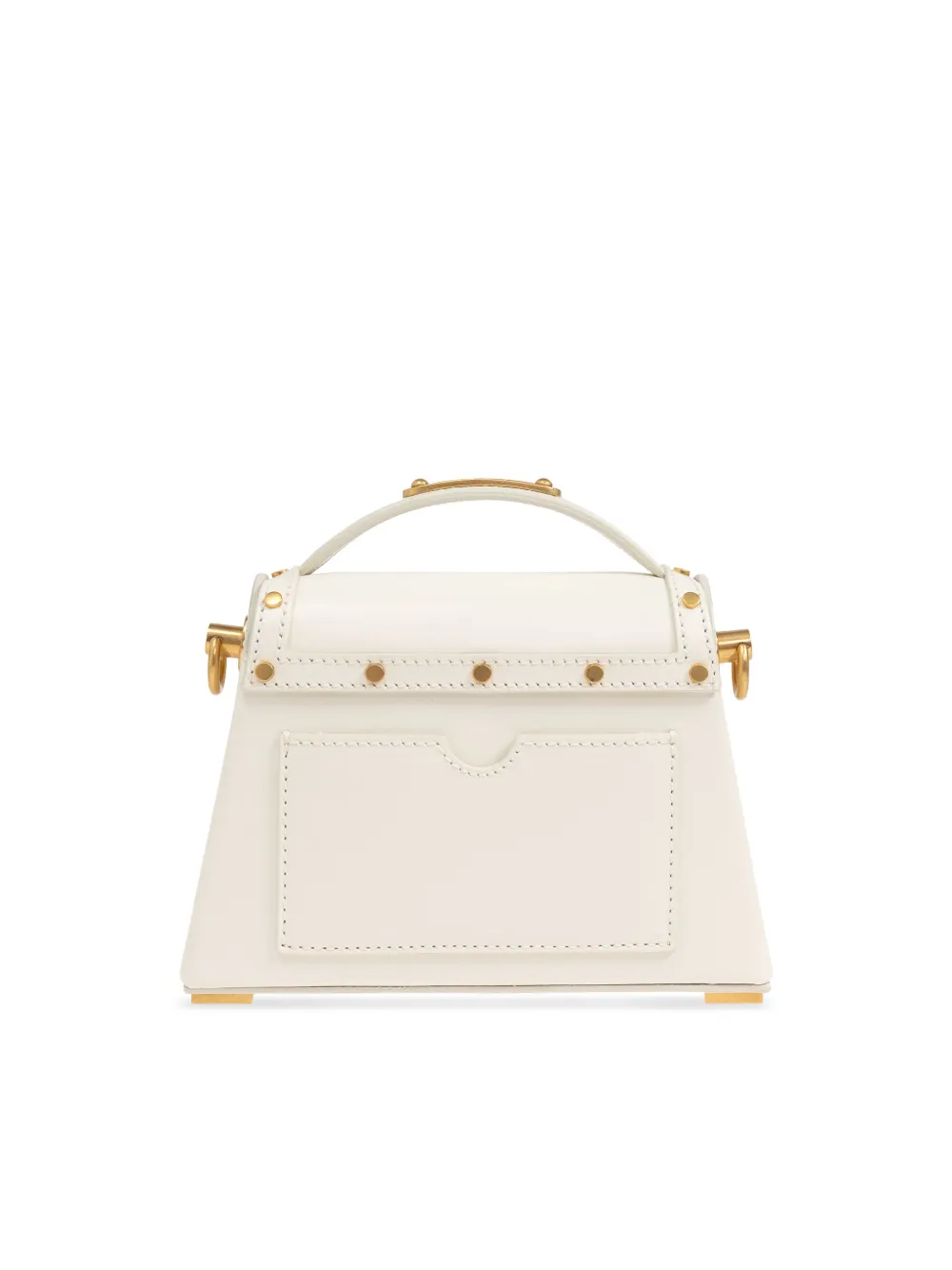 Balmain B-Buzz Dynasty leren shopper Wit