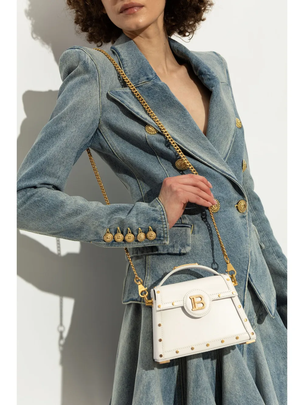 Balmain B-Buzz Dynasty tote bag - Wit