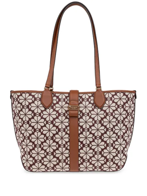 Kate Spade tote mediana con motivo floral en jacquard