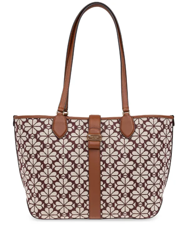 Kate Spade Medium floral jacquard Tote Bag Red FARFETCH CH