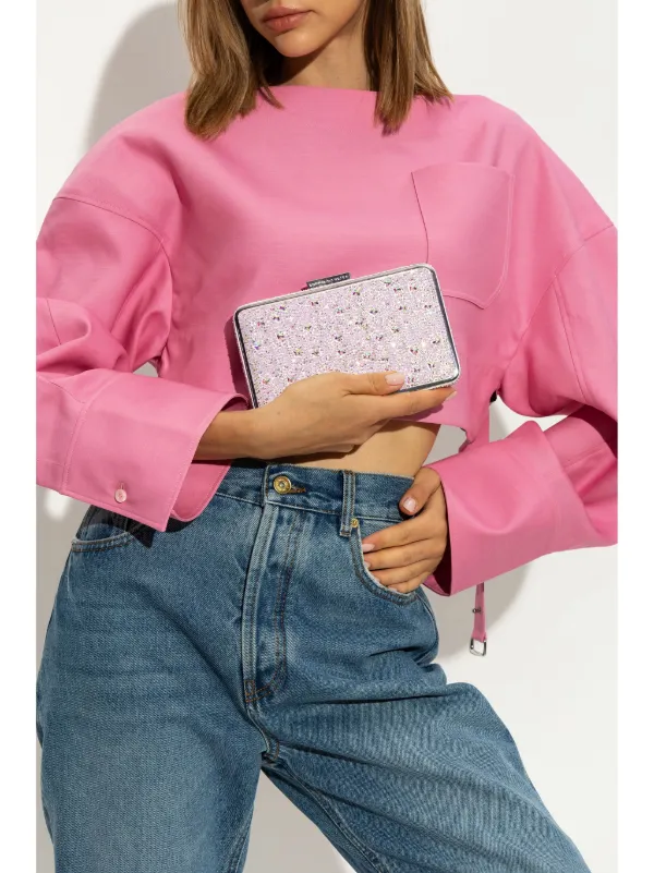 Sophia Webster Claribel クラッチバッグ | ピンク | FARFETCH JP