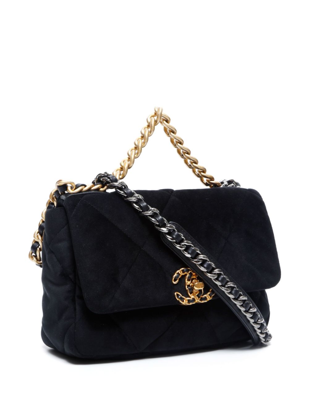 Affordable HOT SALE CHANEL 2020 CC velvet shoulder bag Women