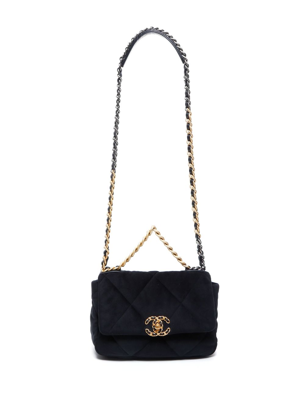 Affordable HOT SALE CHANEL 2020 CC velvet shoulder bag Women