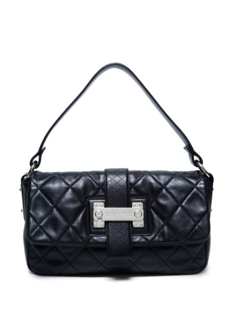 HOT SALE CHANEL 2008-2009 diamond-quilted shoulder bag Women