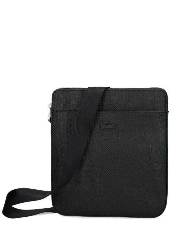 Lacoste zip-up Piqué Bag Black FARFETCH AU