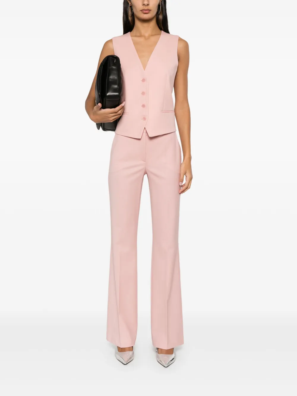 P.A.R.O.S.H. twill waistcoat - Roze