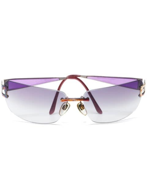 Bvlgari Pre-Owned shield-frame sunglasses