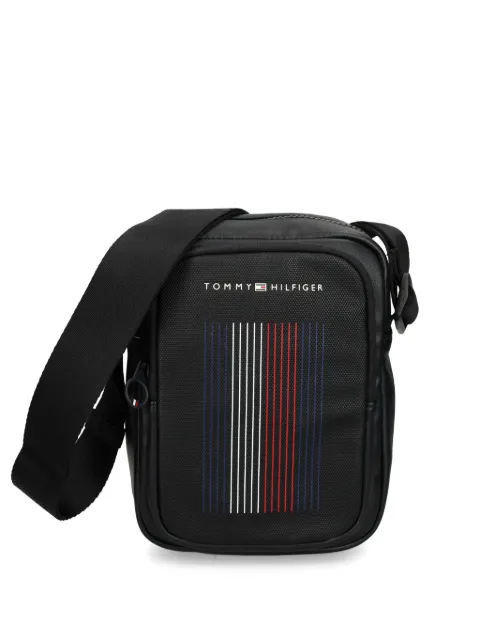 Tommy Hilfiger logo-stamp messenger bag