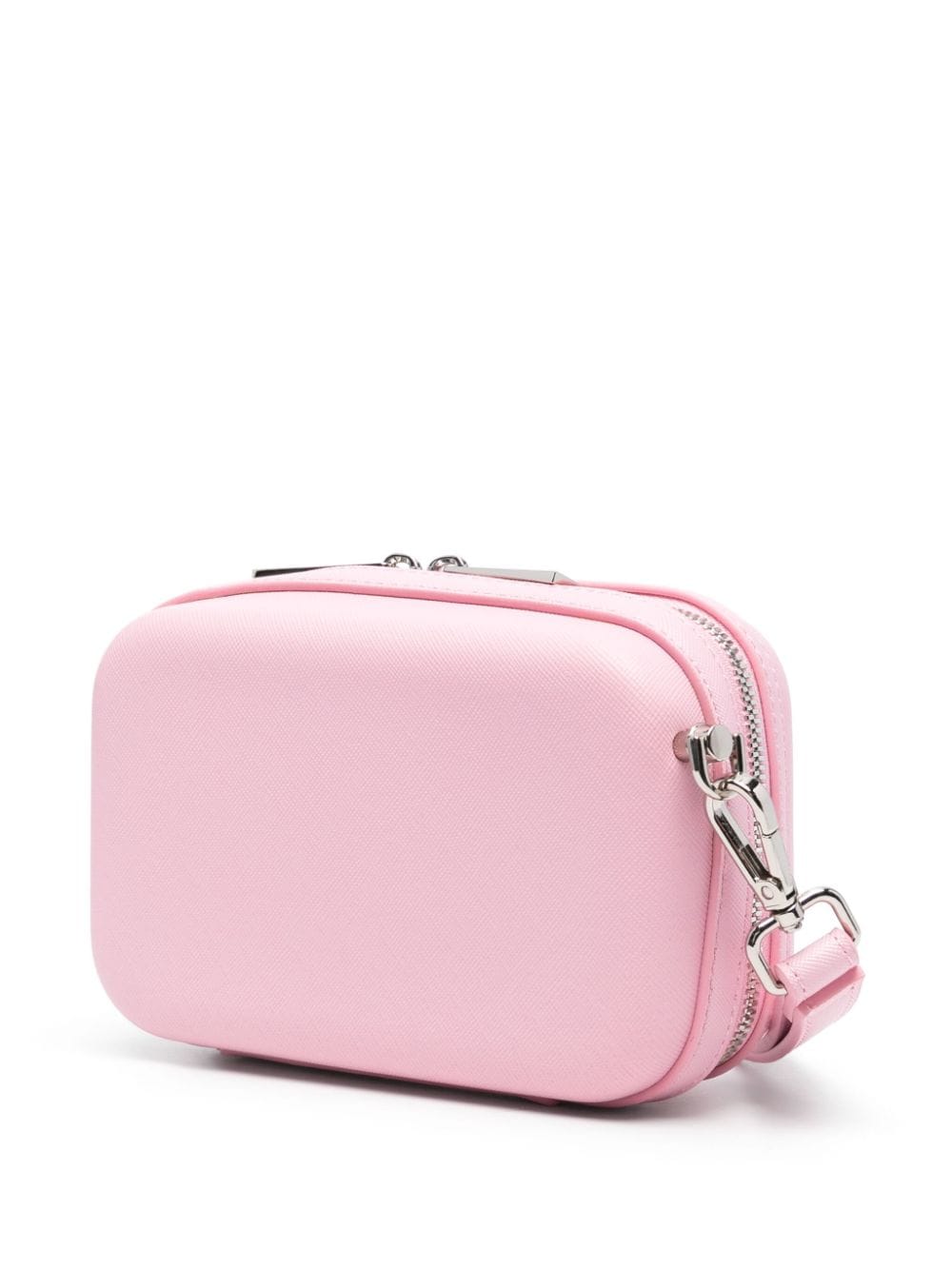 MSGM Kids logo-embossed shoulder bag - Roze