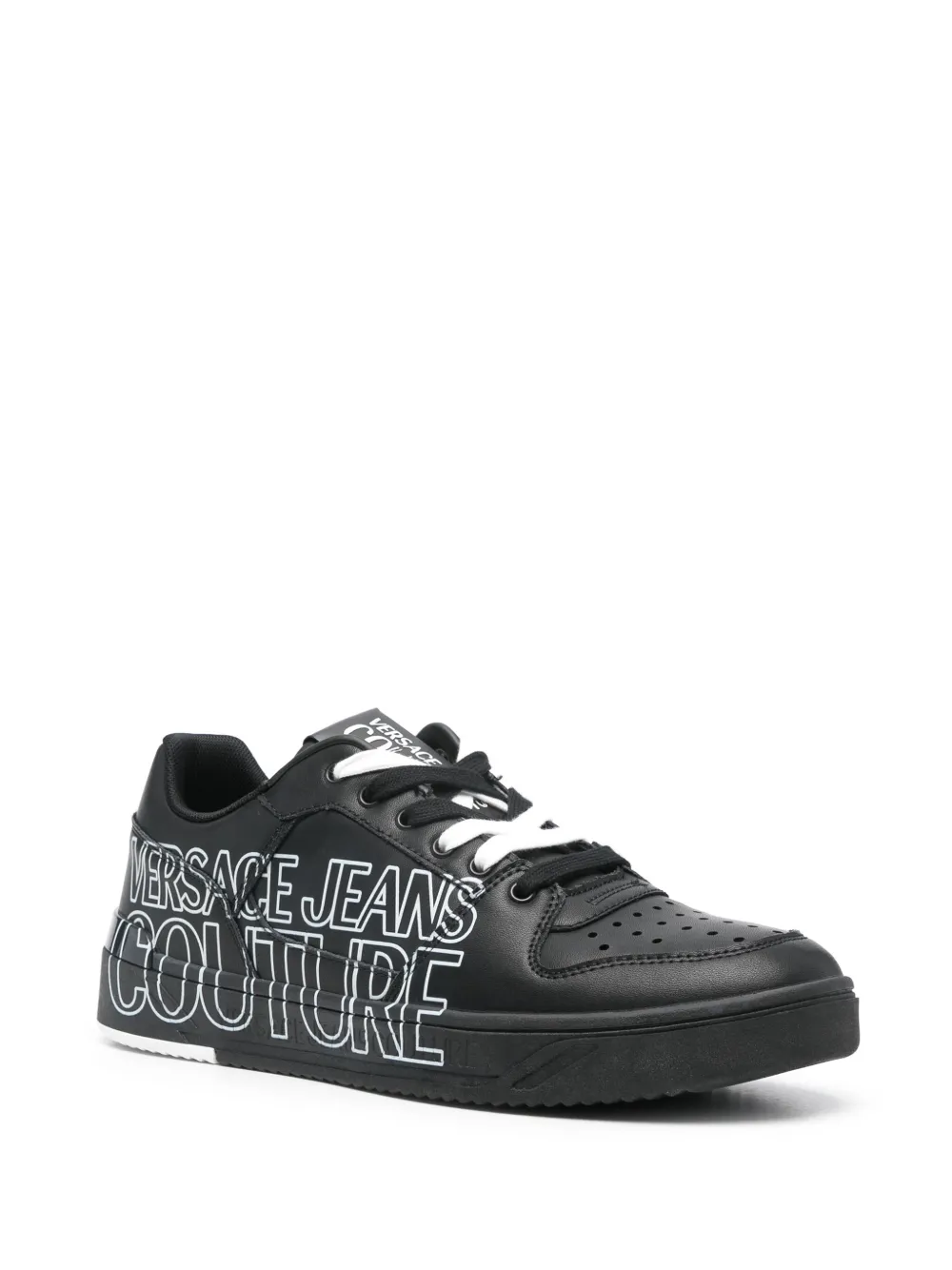 Versace Jeans Couture Starlight sneakers met logo Zwart
