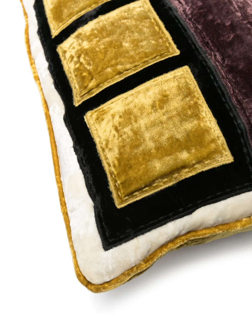 Colville Grid Cushion (47cm X 47cm) In Yellow