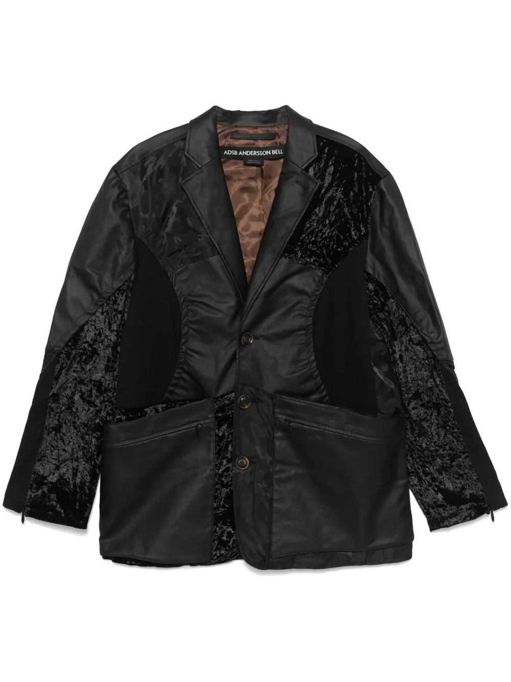 Andersson Bell Flight Mix blazer - Black