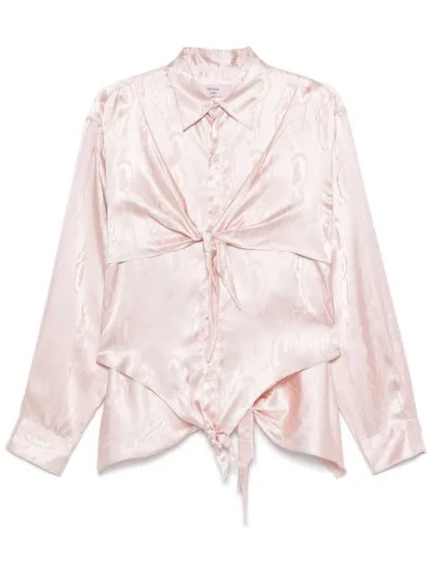 Martine Rose قميص بعقدة