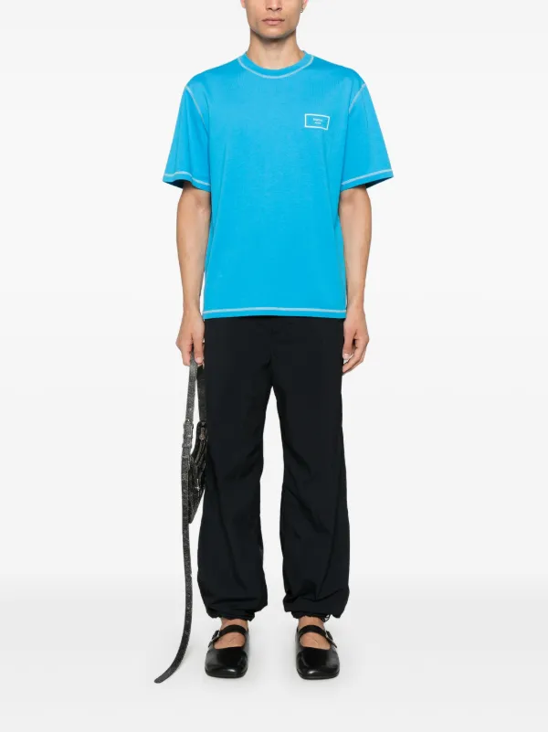 Martine Rose クルーネック Tシャツ | ブルー | FARFETCH JP